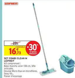 Intermarché Hyper LEIFHEIT Set combi clean m offre