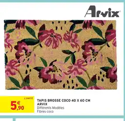 Intermarché Hyper ARVIX Tapis brosse coco offre
