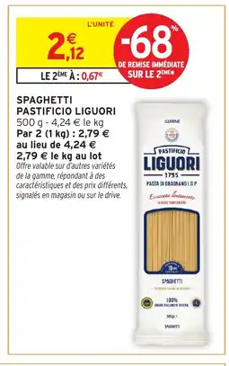 Intermarché Hyper PASTIFICIO LIGUORI Spaghetti offre