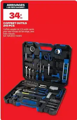 Brico Dépôt Complet - coffret outils 210 pcs offre