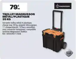 Brico Dépôt Magnusson - trolley magnussion métal/plastique 35 kg offre