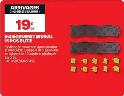 Brico Dépôt Elite - rangement mural 11 pcs offre