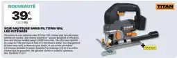 Brico Dépôt Titan - scie sauteuse sans fil offre