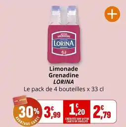 Coccinelle Express Lorina - limonade grenadine offre