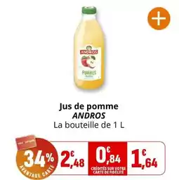 Coccinelle Express Andros - jus de pomme offre