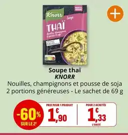 Coccinelle Express Knorr - soupe thé offre