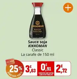 Coccinelle Express Kikkoman - sauce soja classic offre