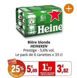 Coccinelle Express Heineken - bière blonde offre