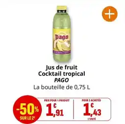 Coccinelle Express Pago - jus de fruit cocktail tropical offre