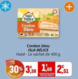Coccinelle Express Isla délice - cordon bleu offre