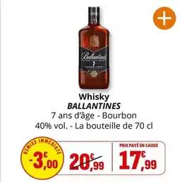 Coccinelle Express Ballantine's - whisky offre