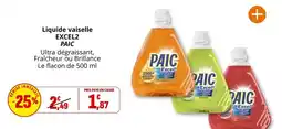 Coccinelle Express Paic - liquide vaiselle excel2 offre