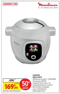 Intermarché Hyper MOULINEX Cookéo offre