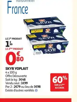 Auchan SKYR Yoplait offre