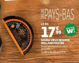Auchan HOLLAND MASTER Gouda vieux reserve offre