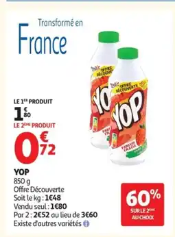 Auchan YOP offre