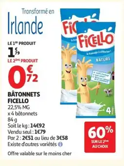 Auchan FICELLO Bâtonnets offre