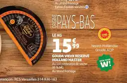 Auchan HOLLAND MASTER Gouda vieux reserve offre