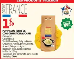 Auchan AUCHAN Pommes de terre de consommation offre