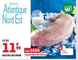 Auchan Dos de lieu noir offre