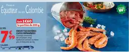 Auchan Crevettes entières cuites réfrigérées offre