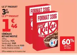 Auchan KIT KAT NESTLÉ Céréales offre