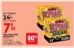Auchan DESPERADOS Bière aromatisée offre