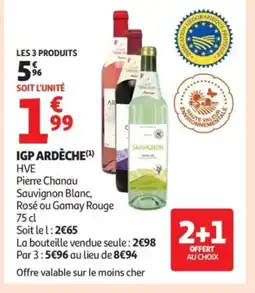 Auchan Igp ardèche offre