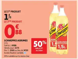 Auchan SCHWEPPES Agrumes offre