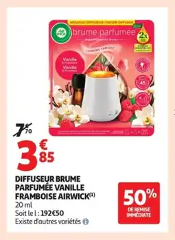 Auchan AIRWICK Diffuseur brume parfumée vanille framboise offre