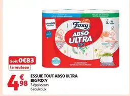 Auchan FOXY Essuie tout abso ultra big offre