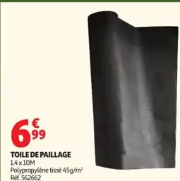 Auchan Toile de paillage offre