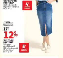 Auchan INEXTENSO Jupe femme offre