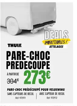 Narbonne accessoires Pare-choc predecoupe offre