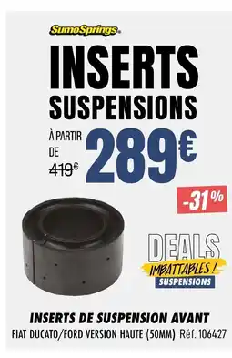 Narbonne accessoires Inserts de suspension avant offre