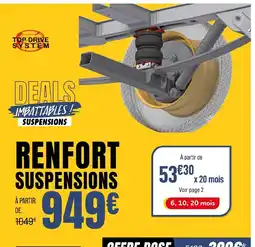 Narbonne accessoires Renfort suspensions offre