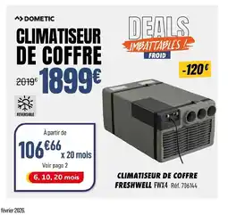Narbonne accessoires Climatiseur de coffre freshwell offre