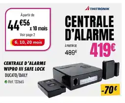 Narbonne accessoires THITRONIK Centrale d'alarme wipro iii safe lock offre
