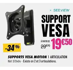 Narbonne accessoires Supports vesa motion 1 articulation offre