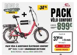 Narbonne accessoires Pack vélo à assistance électrique confort offre