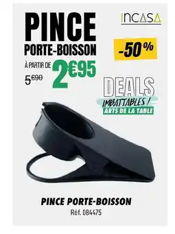 Narbonne accessoires INCASA Pince porte-boisson offre