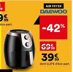 BUT DAEWOO Air fryer offre