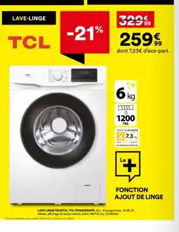BUT TCL Lave-linge frontal FF0612WDOFR offre