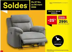 BUT DARWIN Fauteuil offre