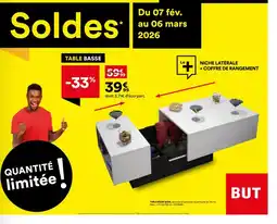 BUT Table basse soda offre