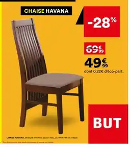 BUT Chaise havana offre