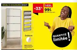 BUT Meuble à chaussures bright offre