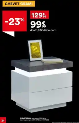 BUT Chevet grami offre