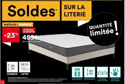 BUT Pack matelas + sommier offre