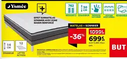 BUT Pack matelas + sommier offre